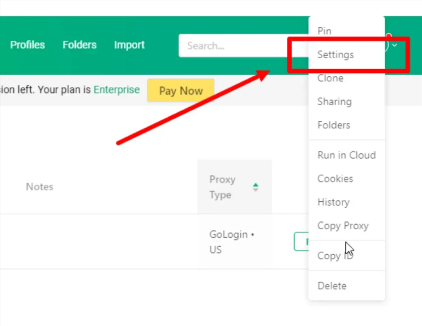 巨量ip代理在GoLogin浏览器上设置动态包量代理教程