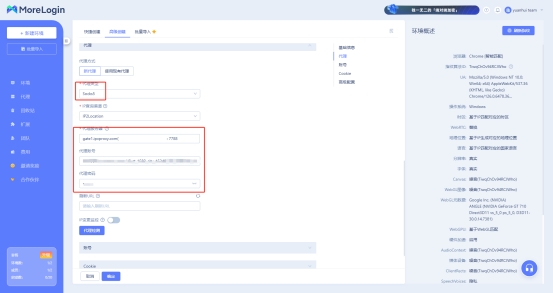 巨量ip代理在Morelogin浏览器上设置动态包量代理教程