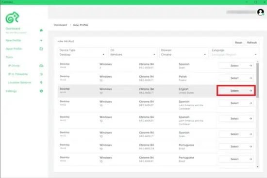 巨量ip代理在Kameleo浏览器上设置隧道代理教程