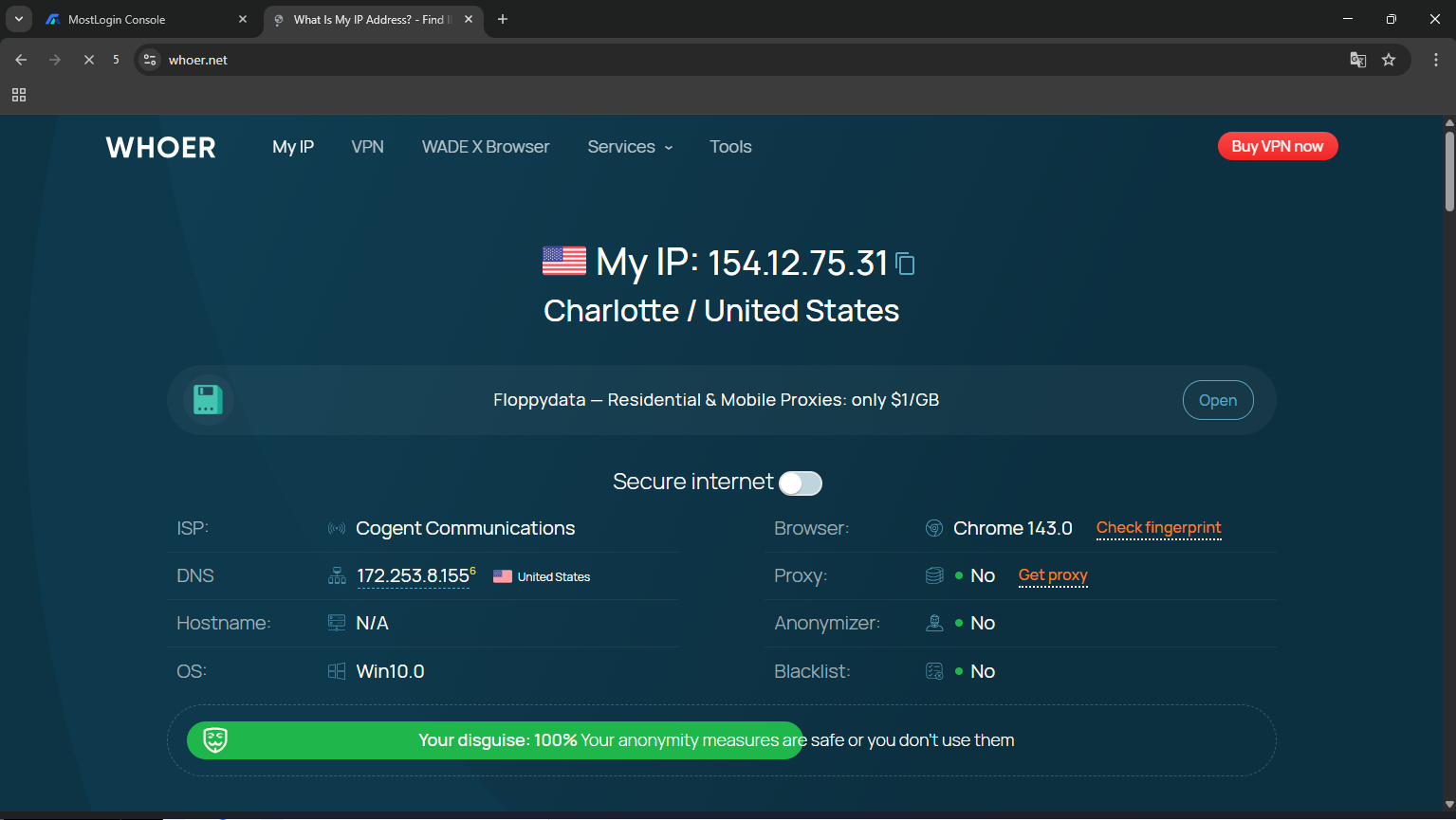 巨量ip代理在MostLogin指纹浏览器上设置动态包量代理教程
