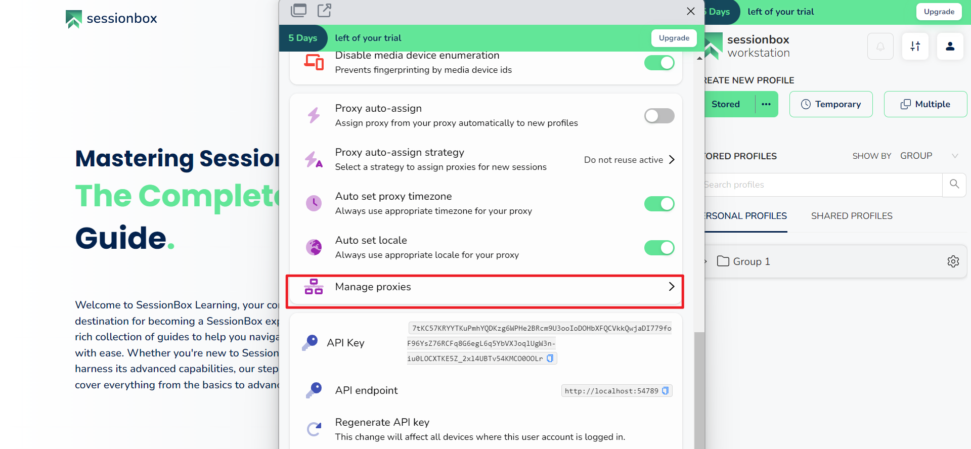 巨量ip代理在SessionBox浏览器上设置动态不限量代理教程