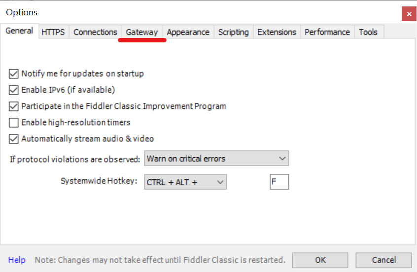 巨量ip代理在Fiddler上设置动态包时代理教程
