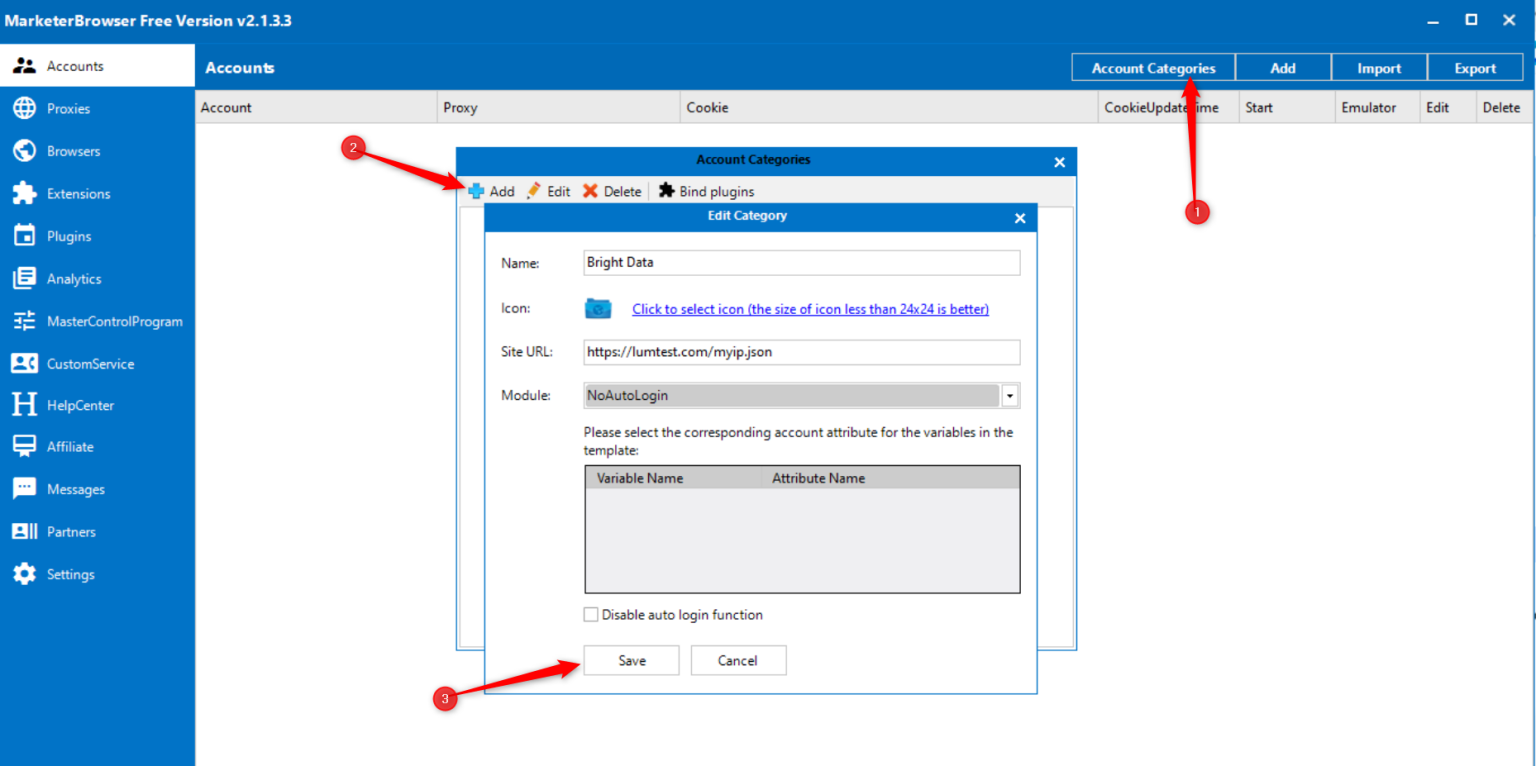巨量ip代理在Marketerbrowser设置隧道代理教程