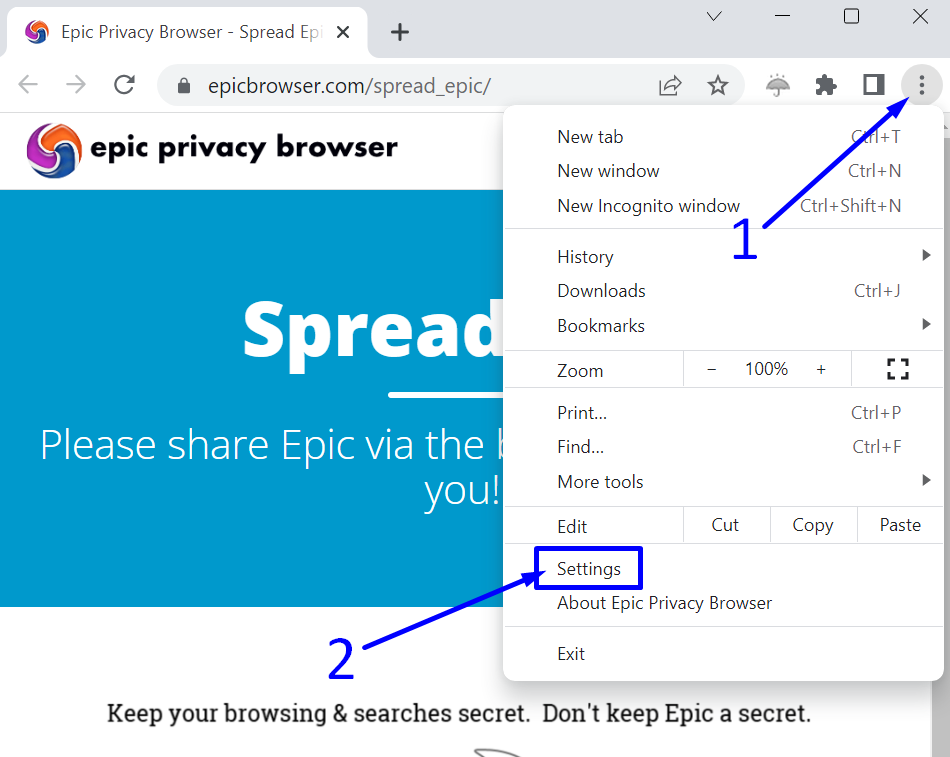巨量ip代理在Epic Privacy浏览器设置动态包时代理教程
