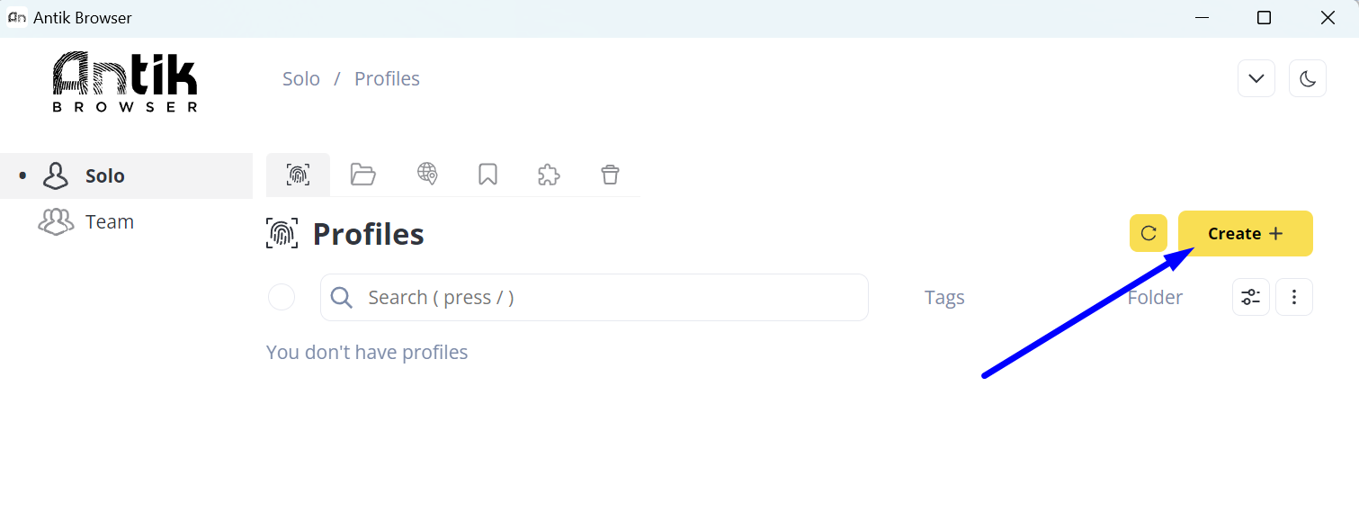 巨量ip代理在Antik 浏览器设置动态包量代理教程