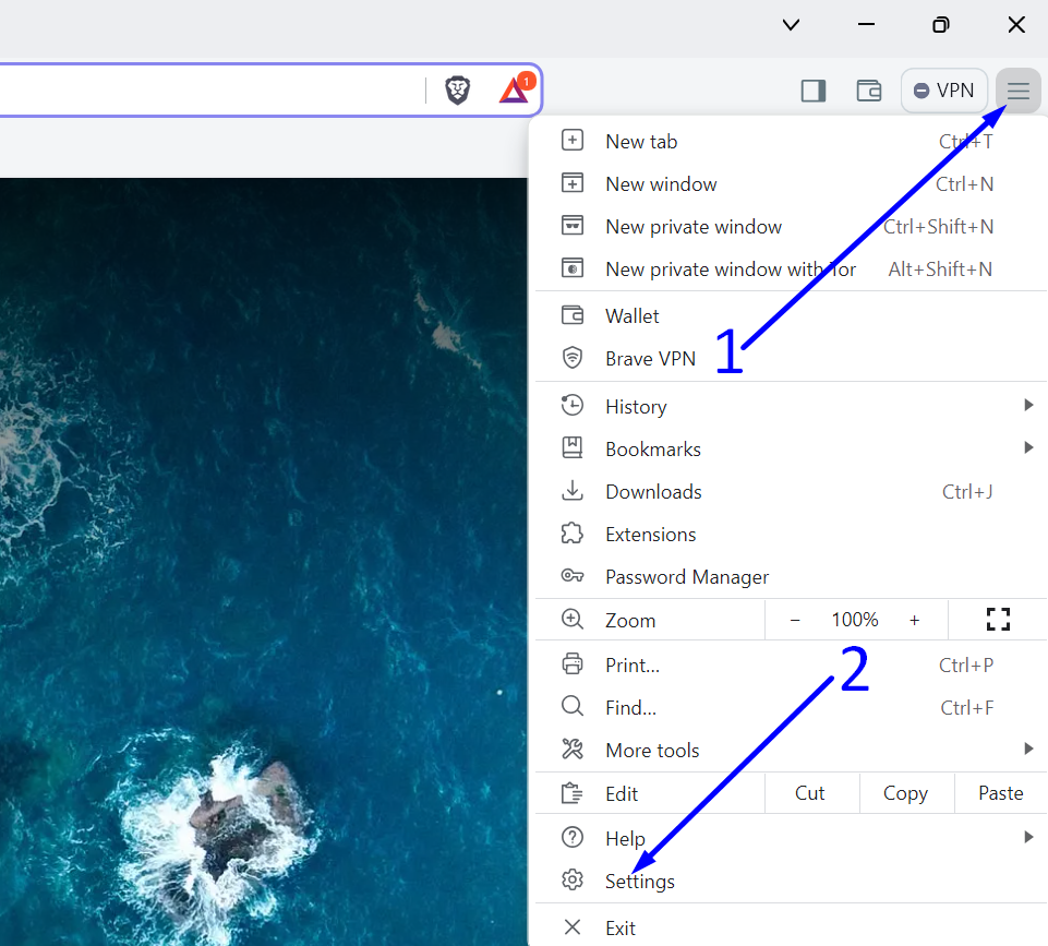 巨量ip代理在Brave 浏览器设置独享代理教程