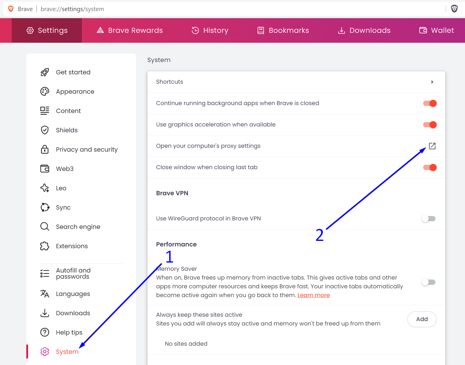 巨量ip代理在Brave 浏览器设置动态不限量代理教程