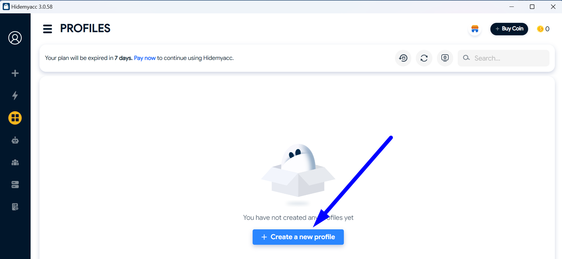 巨量ip代理在Hidemyacc浏览器设置动态不限量代理教程