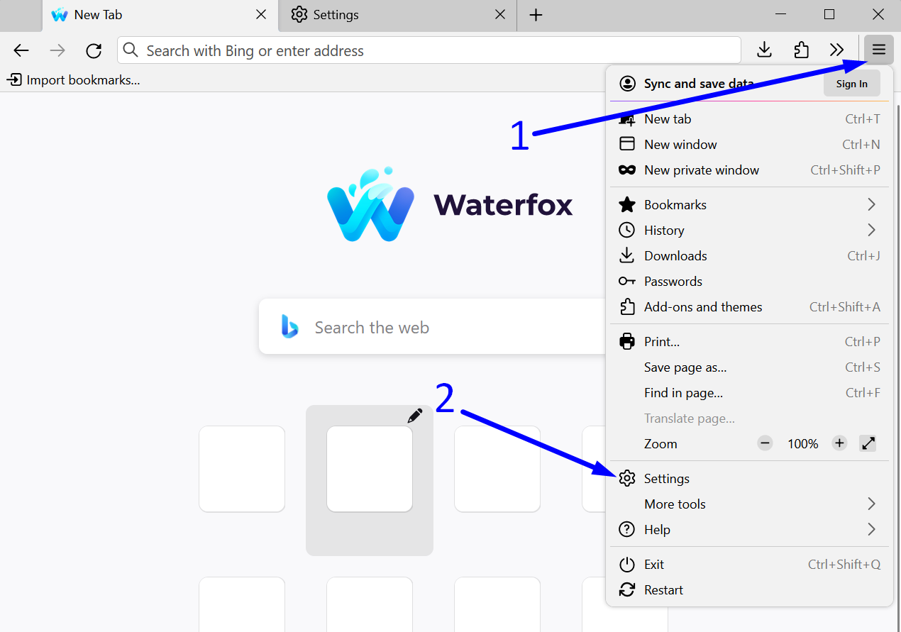 巨量ip代理在Waterfox浏览器设置隧道代理教程