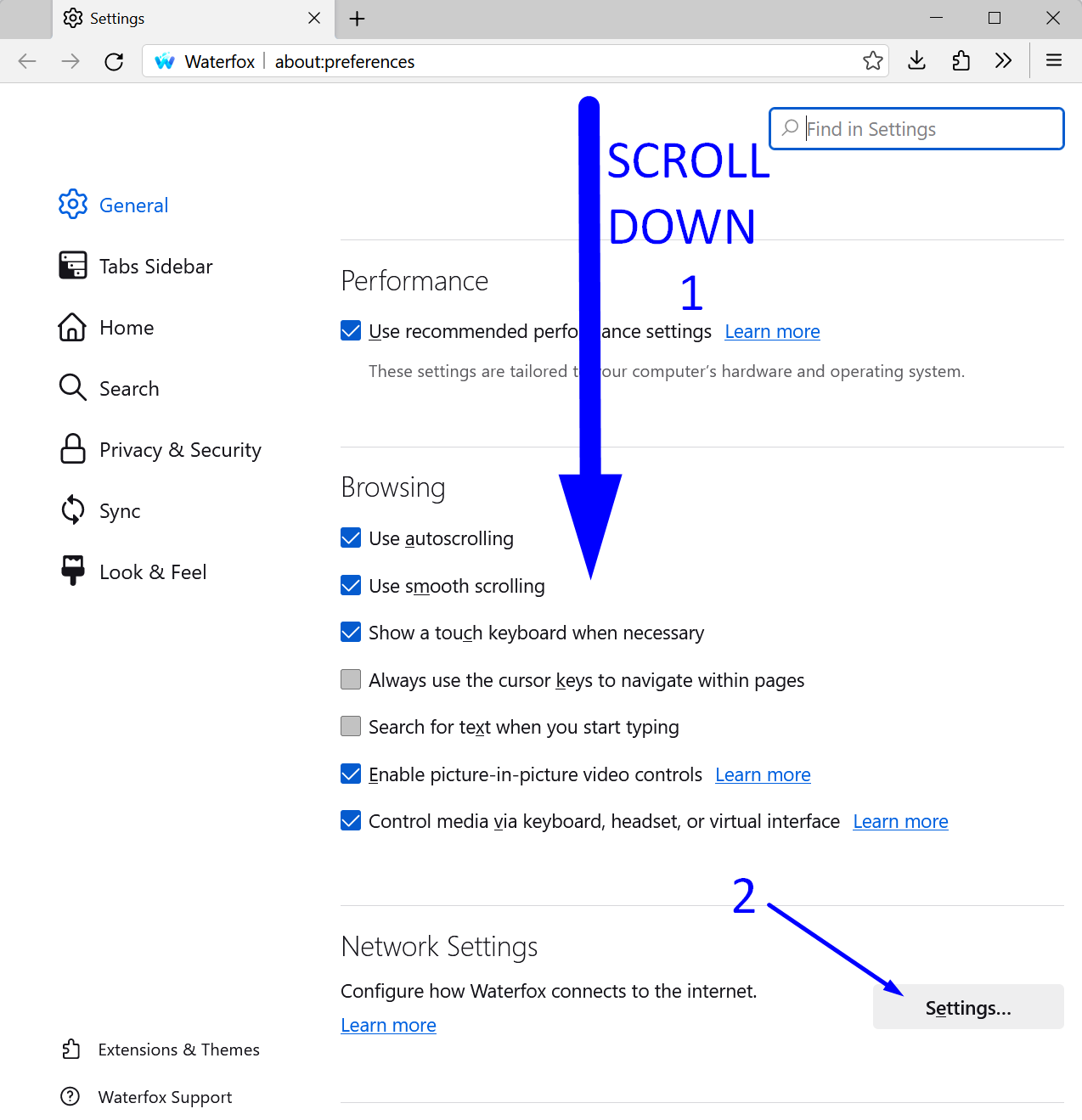 巨量ip代理在Waterfox浏览器设置共享长效代理教程