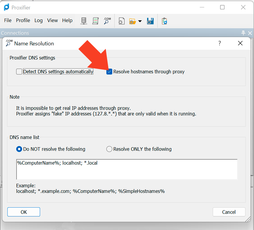 巨量ip代理在Proxifier浏览器设置共享长效代理教程