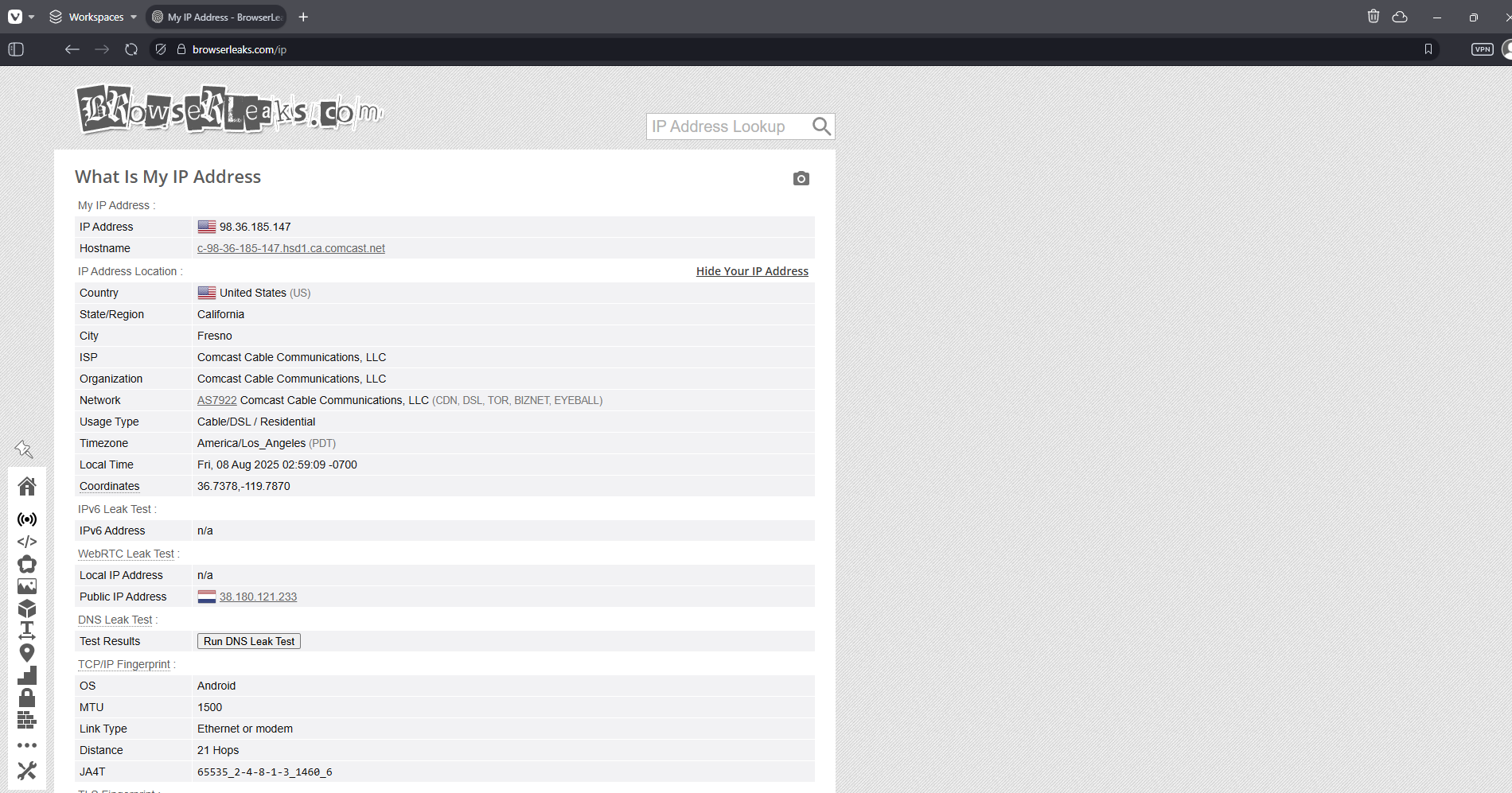 巨量ip代理在Vivaldi浏览器设置独享代理教程